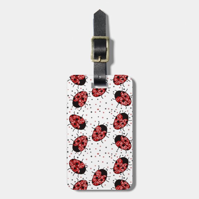 Etiqueta De Bagagem Ladybug (Frente Vertical)