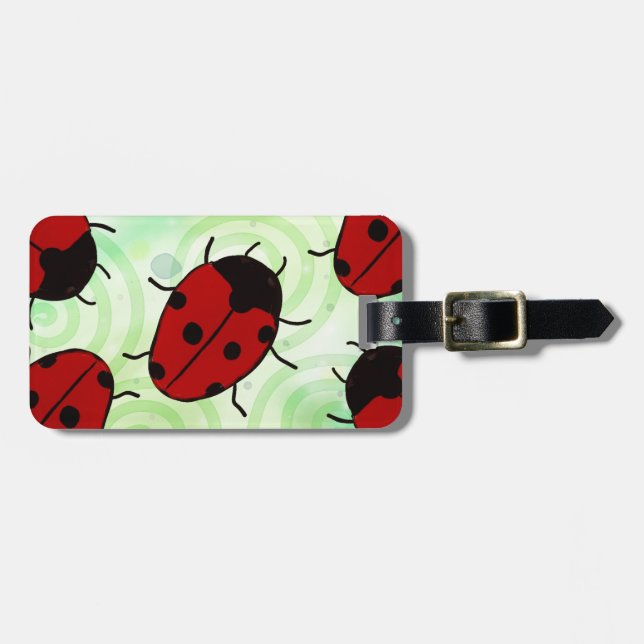 Etiqueta De Bagagem Ladybug (Frente Horizontal)