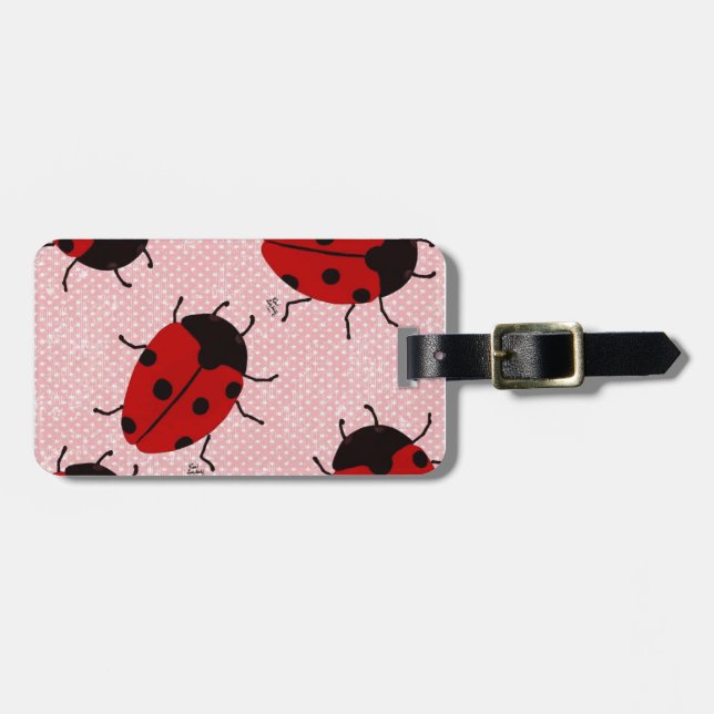 ETIQUETA DE BAGAGEM LADYBUGS (Frente Horizontal)