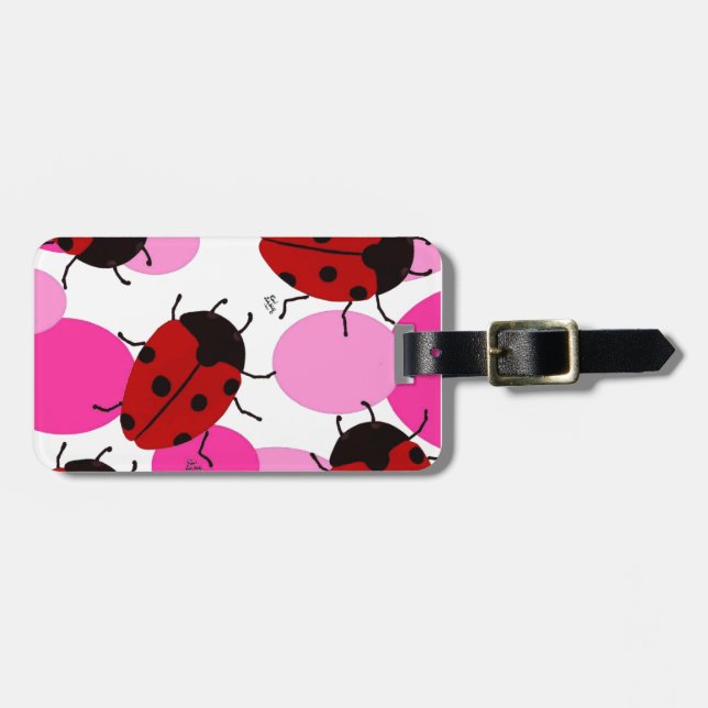 ETIQUETA DE BAGAGEM LADYBUGS (Frente Horizontal)