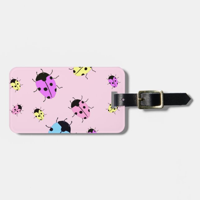 ETIQUETA DE BAGAGEM LADYBUGS (Frente Horizontal)