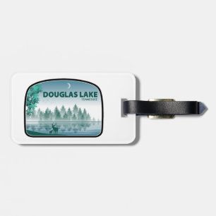Etiqueta De Bagagem Lago Douglas Tennessee Deer
