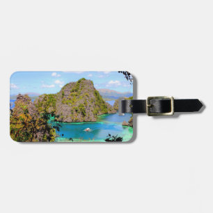 Etiqueta De Bagagem Lago Kayangan em Coron