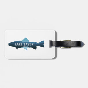 Etiqueta De Bagagem Lago Lavon Texas Fish