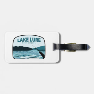 Etiqueta De Bagagem Lago Lure North Carolina Rod