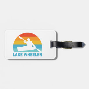 Etiqueta De Bagagem Lago Wheeler North Carolina Kayak