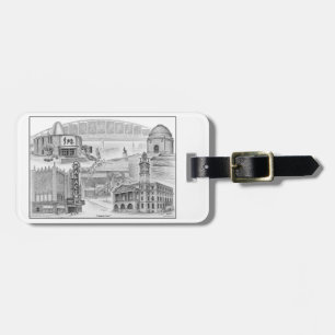 Etiqueta De Bagagem Landmarks Históricos de Canton Ohio