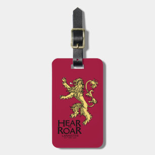 Etiqueta De Bagagem Lannister Sigil - Ouça-me Roar