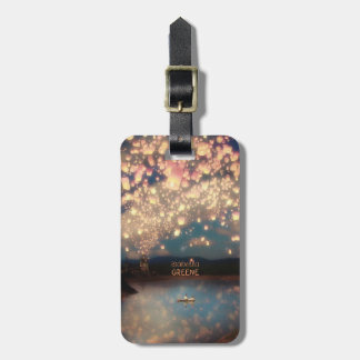 Etiqueta De Bagagem Lanternas do desejo do amor