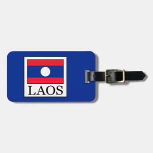 Etiqueta De Bagagem Laos