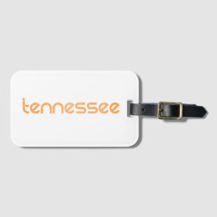 Etiqueta De Bagagem Laranja de Tennessee