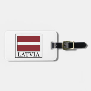 Etiqueta De Bagagem Latvia