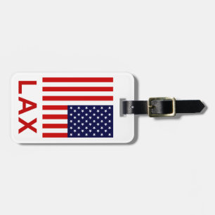 Etiqueta de Bagagem LAX de Los Angeles adicione su
