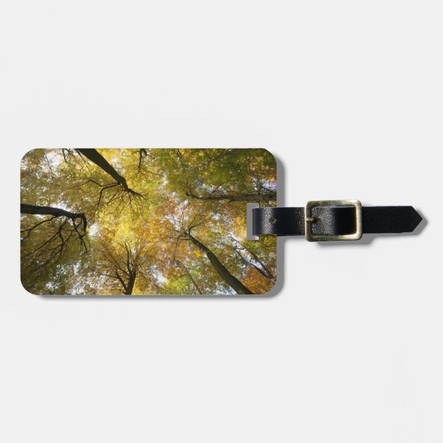 Etiqueta De Bagagem Leafy Canopy (Frente Horizontal)