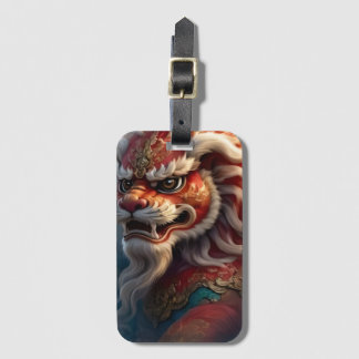 Etiqueta de Bagagem Leão Chinês