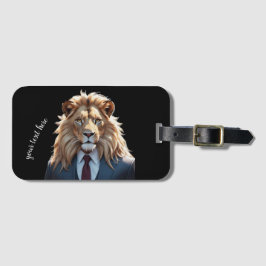 Etiqueta De Bagagem leão de terno