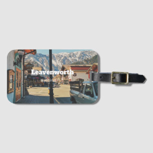 Etiqueta De Bagagem Leavenworth - Washington