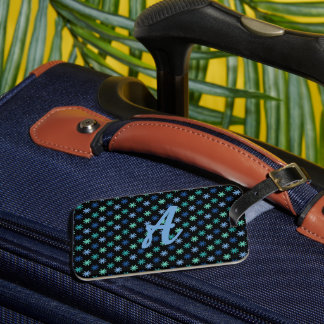 Etiqueta De Bagagem Legal AsteriskS Cores do Oceano Personalizam Etiqu