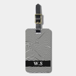 Etiqueta De Bagagem Legal ilusão óptica personalizada