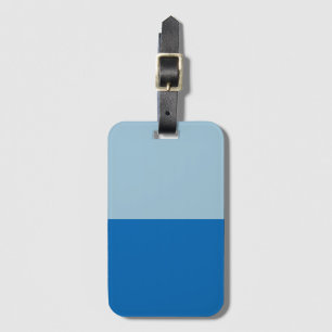 Etiqueta De Bagagem Lemonade Azul Elétrica e Tone Aquamarine Duo