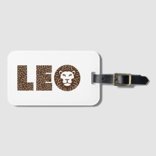 Etiqueta De Bagagem Leo