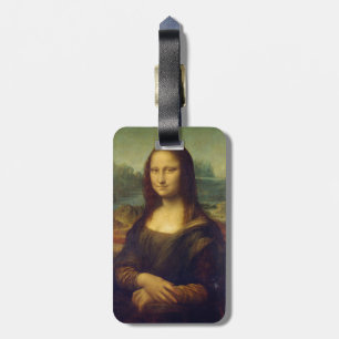 Etiqueta De Bagagem Leonardo da Vinci icónico Mona Lisa