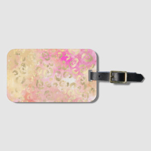 Etiqueta De Bagagem Lepard Paint Series Design 5  