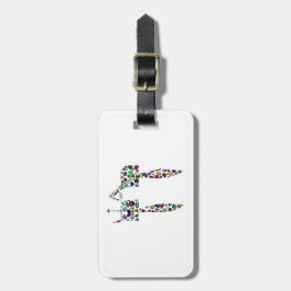 Etiqueta De Bagagem Letra hebraica 'CHET'