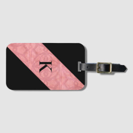 Etiqueta De Bagagem Letra Ruddy Pink Batik