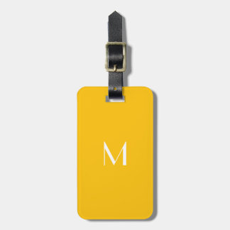 Etiqueta De Bagagem light honey amber - add monogram luggage tag
