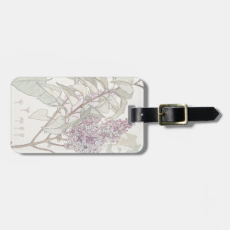 Etiqueta de Bagagem Lilática Personalizada