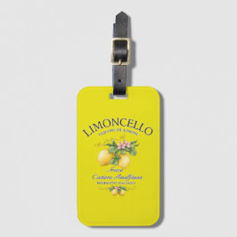 Etiqueta De Bagagem Limoncello Itália Costa Amalfi