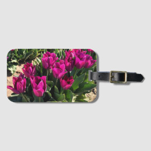 Etiqueta De Bagagem Lindas Tulipas