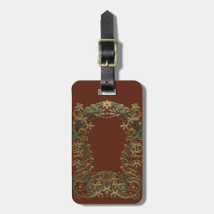 Etiqueta De Bagagem Lindo Novo Floral Com Lírio