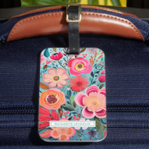 Lindo Padrão Floral Botânico Feminino