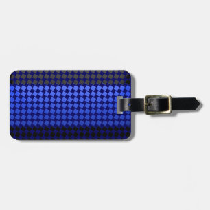 Etiqueta De Bagagem Linha Azul Fino