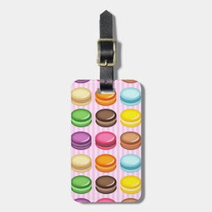 Etiqueta De Bagagem Linhas de Macarons