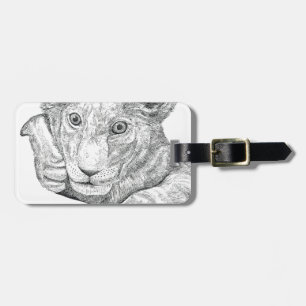Etiqueta De Bagagem Lion Cub