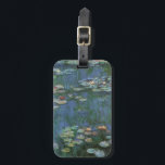 Etiqueta De Bagagem Lírios de Claude Monet, Flores Vintage<br><div class="desc">Lírios (1916), por Claude Monet. Water Lily é uma pintura floral de arte impressionista vintage. Jardim de flores da primavera Monet em Giverny, França. Esta paisagem é uma das muitas variações das pinturas de lírio-d'água que Monet pintou por seu lago. Sobre o artista: Claude Monet (1840-1926) foi o fundador do...</div>