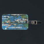 Etiqueta De Bagagem Lírios de Claude Monet, Impressionismo venenoso<br><div class="desc">Waterlily (1914), de Claude Monet, é uma pintura impressionista de arte natural. Uma das muitas variações das pinturas florais de lírio-d'água que Monet pintou pelo lago em seu jardim floral em Giverny, França. Sobre o artista: Claude Monet (1840-1926) foi o fundador do movimento de pintura impressionista francês, com a maioria...</div>