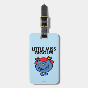 Etiqueta De Bagagem Little Miss Giggles Letra negra