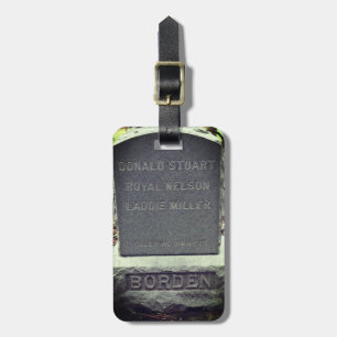 Etiqueta De Bagagem Lizzie Borden Pet Gravestone