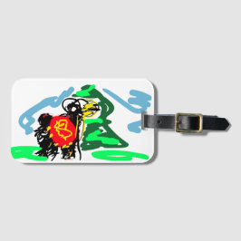 Etiqueta De Bagagem Llama  fun  