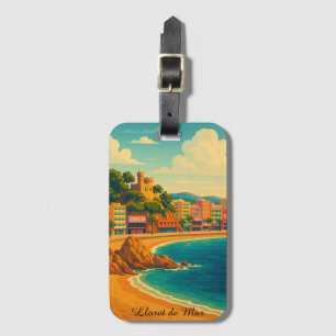 Etiqueta De Bagagem Lloret de Mar Espanha Arte