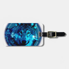 Etiqueta De Bagagem Lobo da lua