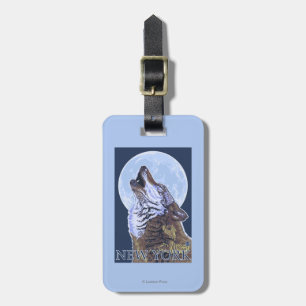 Etiqueta De Bagagem Lobo novo de YorkHowling