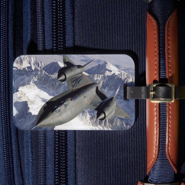 Etiqueta De Bagagem Lockheed SR-71B Blackbird (Frente Insitu 4)