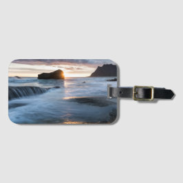 Etiqueta De Bagagem Lofoten Norway Midnight Sun