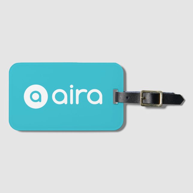 Etiqueta De Bagagem Logotipo de Aira (Frente Horizontal)