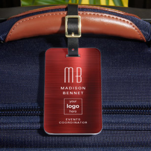 Etiqueta De Bagagem Logotipo de empresa Viagem Professional